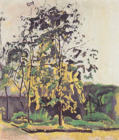 Trees in the Studio Garden by Ferdinand Hodler